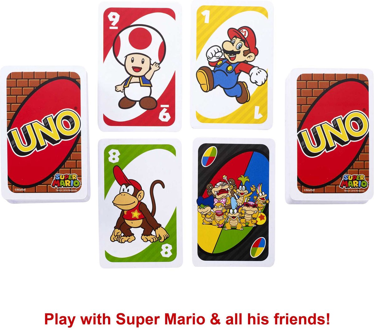 Mattel Games UNO Super Mario Bros Kaartspel