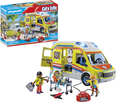 PLAYMOBIL City Life Ambulance met Licht & Geluid