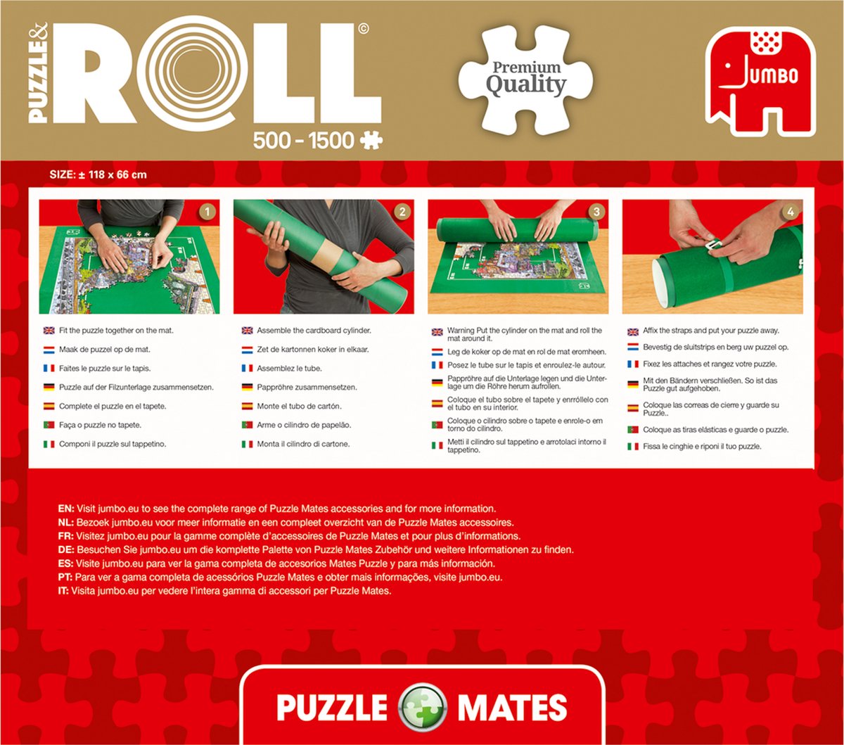 Jumbo Puzzle Mates Rolmat voor Puzzels tot 1500 Stukjes