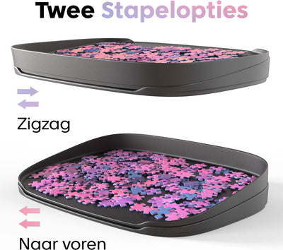 Puzzlup Stapelbare Puzzelplateaus Set - 6 Stuks tot 1500 St.