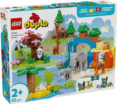 LEGO DUPLO City 3-in-1 Wilde Dierenfamilies - 10446