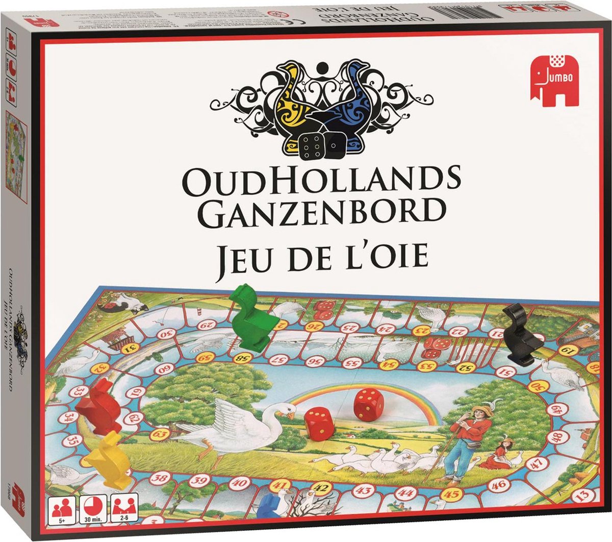 Jumbo Jeu de l'Oie Bordspel - Klassiek Familieplezier