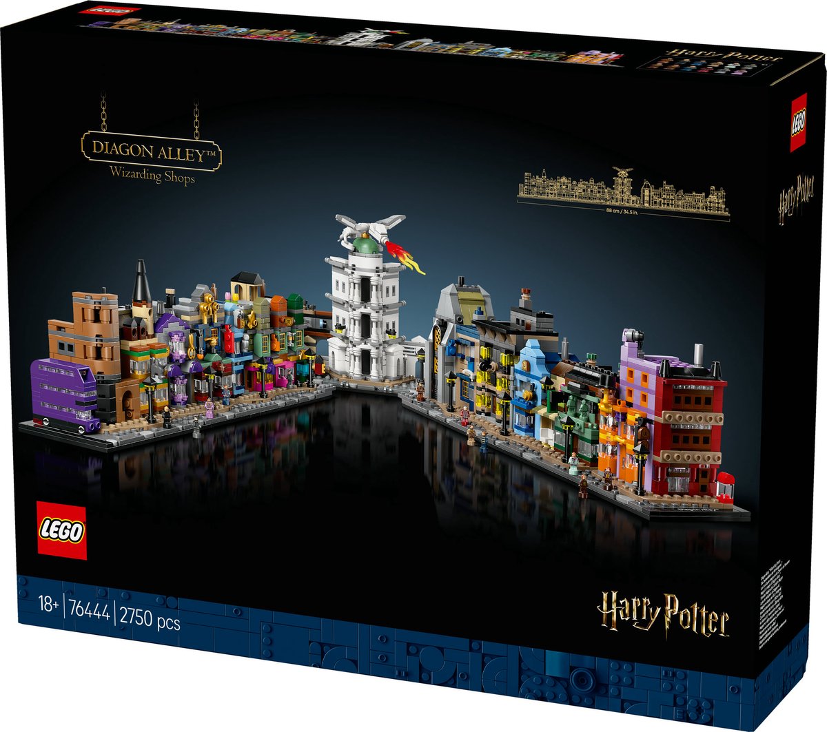 LEGO Harry Potter Magische Winkels Diagon Alley Set 76444