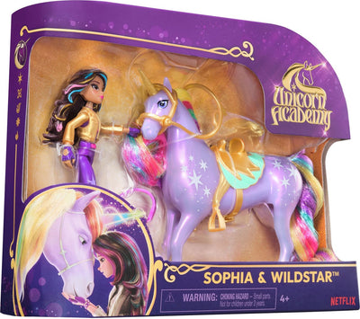 Unicorn Academy Sophia & Wildstar Speelfiguurset met Accessoires