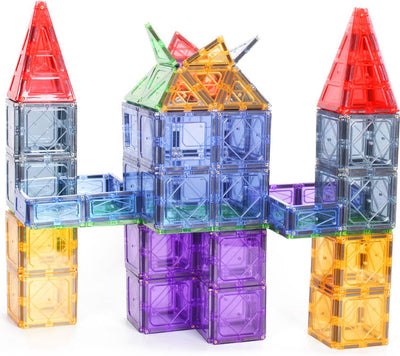 Sans marque Magnetisch Bouwspeelgoed - 110-delige Set