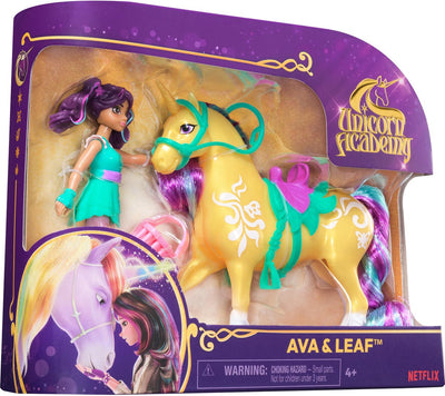 Unicorn Academy Ava & Leaf Speelset met Accessoires