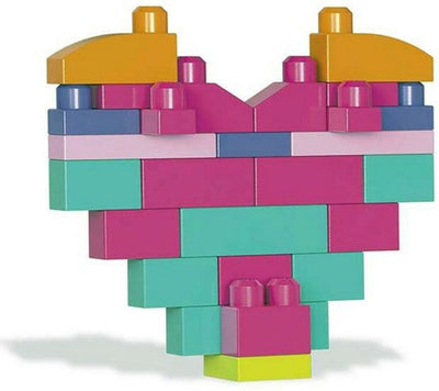 Mega Bloks Roze Bouwstenen Set - 60 Stuks