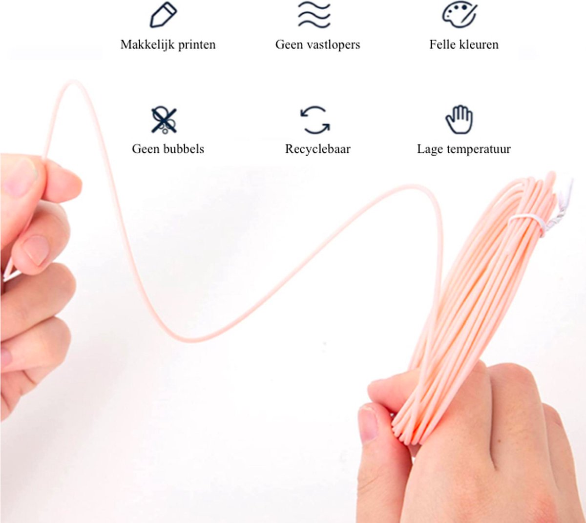 Vleugel 3D Pen Filament PLA 1,75mm - 110m - 22 Kleuren