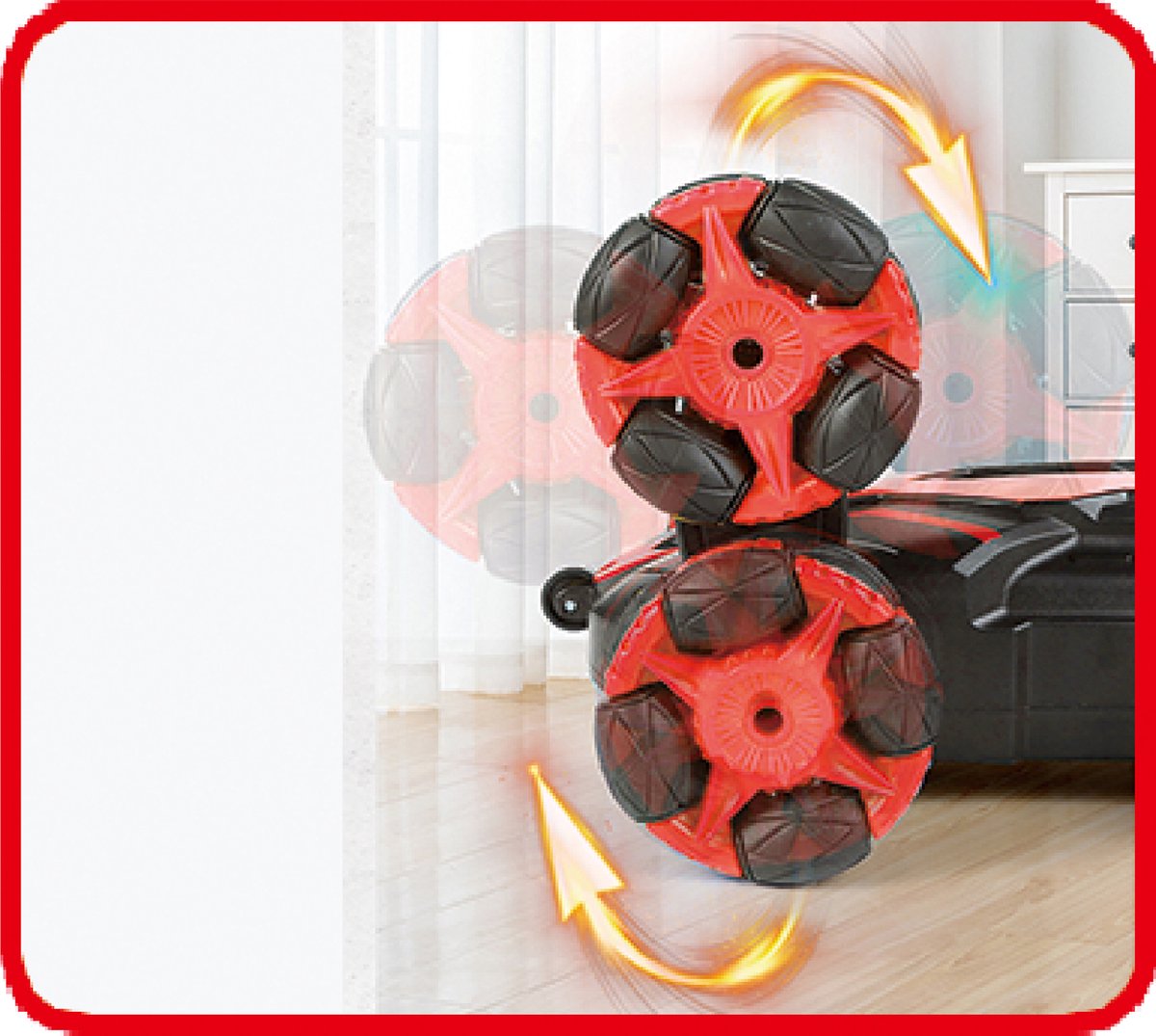 Gear2Play RC X-Rover 6-Wiel Stuntauto met Accu