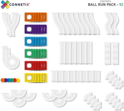 Connetix Baan Run Set - 92-delig Magnetisch Bouwpakket