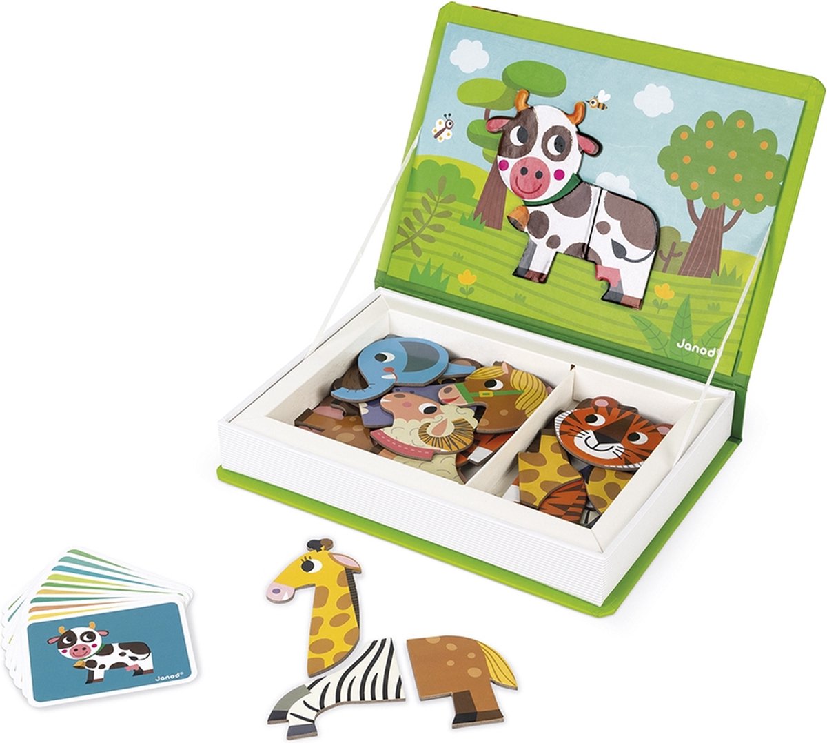 Janod Magneti'Book Dieren Puzzelspel