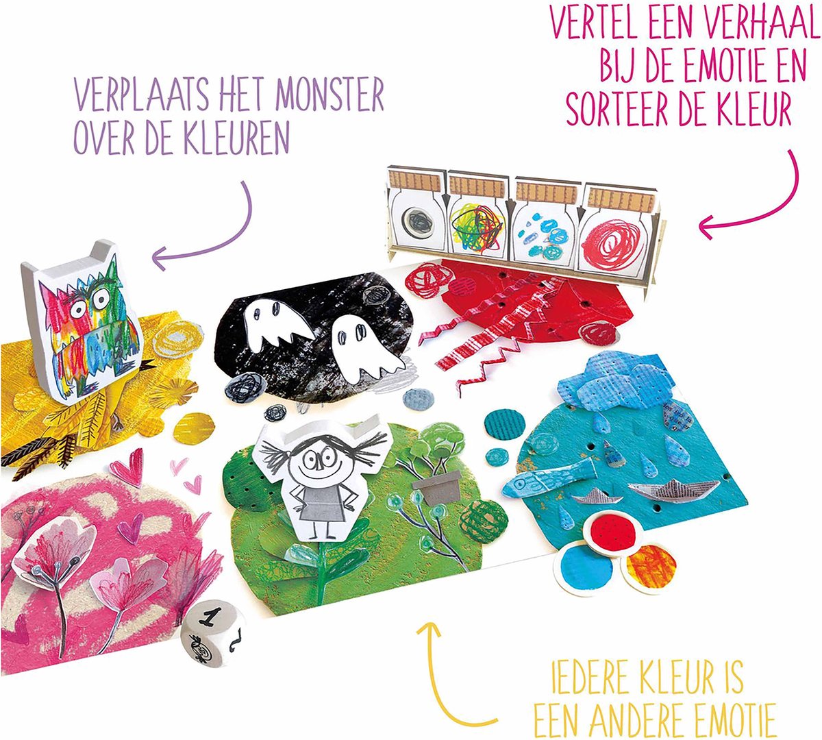 Purple Brain Het Kleurenmonster Educatief Bordspel