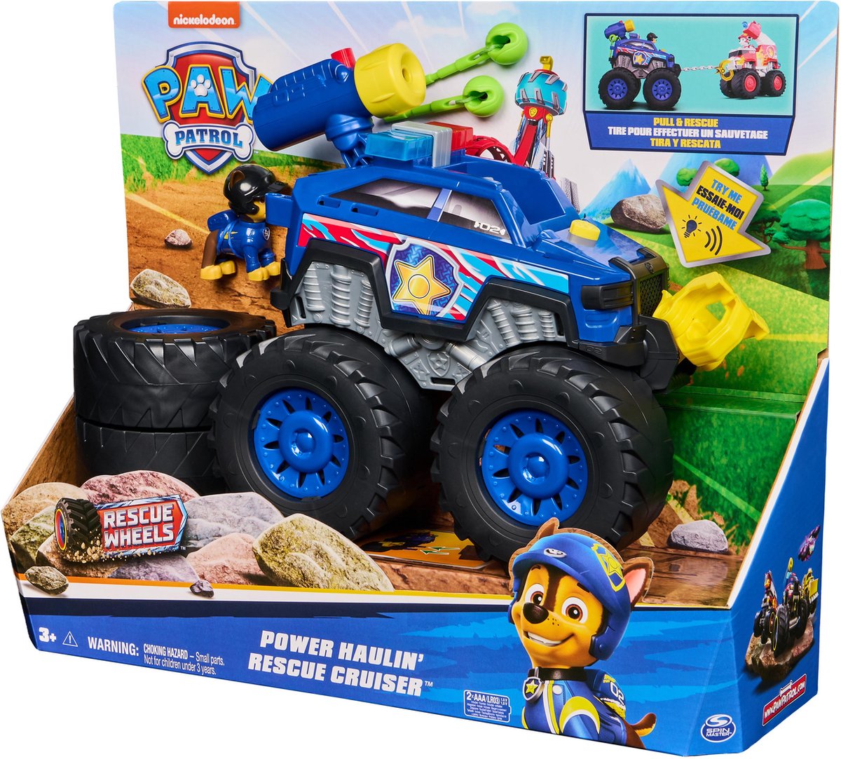 PAW Patrol Power Haulin' Cruiser van Chase met Geluid en Licht
