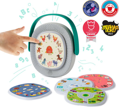 TIMIO Interactieve Audio Box + 5 Schijven - Educatief Speelgoed