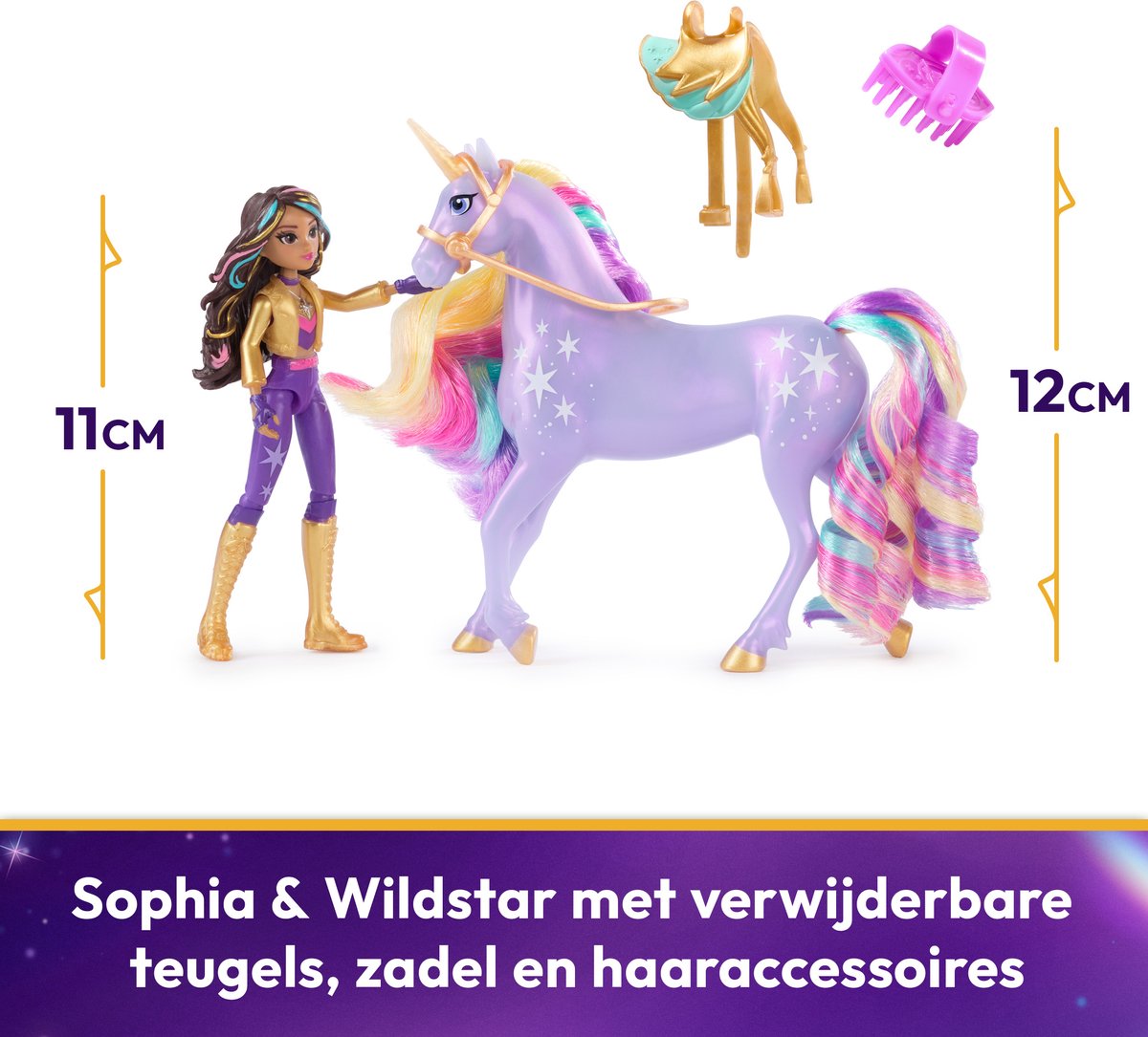 Unicorn Academy Sophia & Wildstar Speelfiguurset met Accessoires