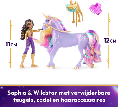 Unicorn Academy Sophia & Wildstar Speelfiguurset met Accessoires