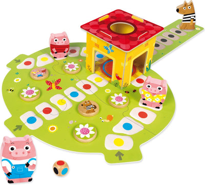 Goula 3 Kleine Biggetjes Houten Spel