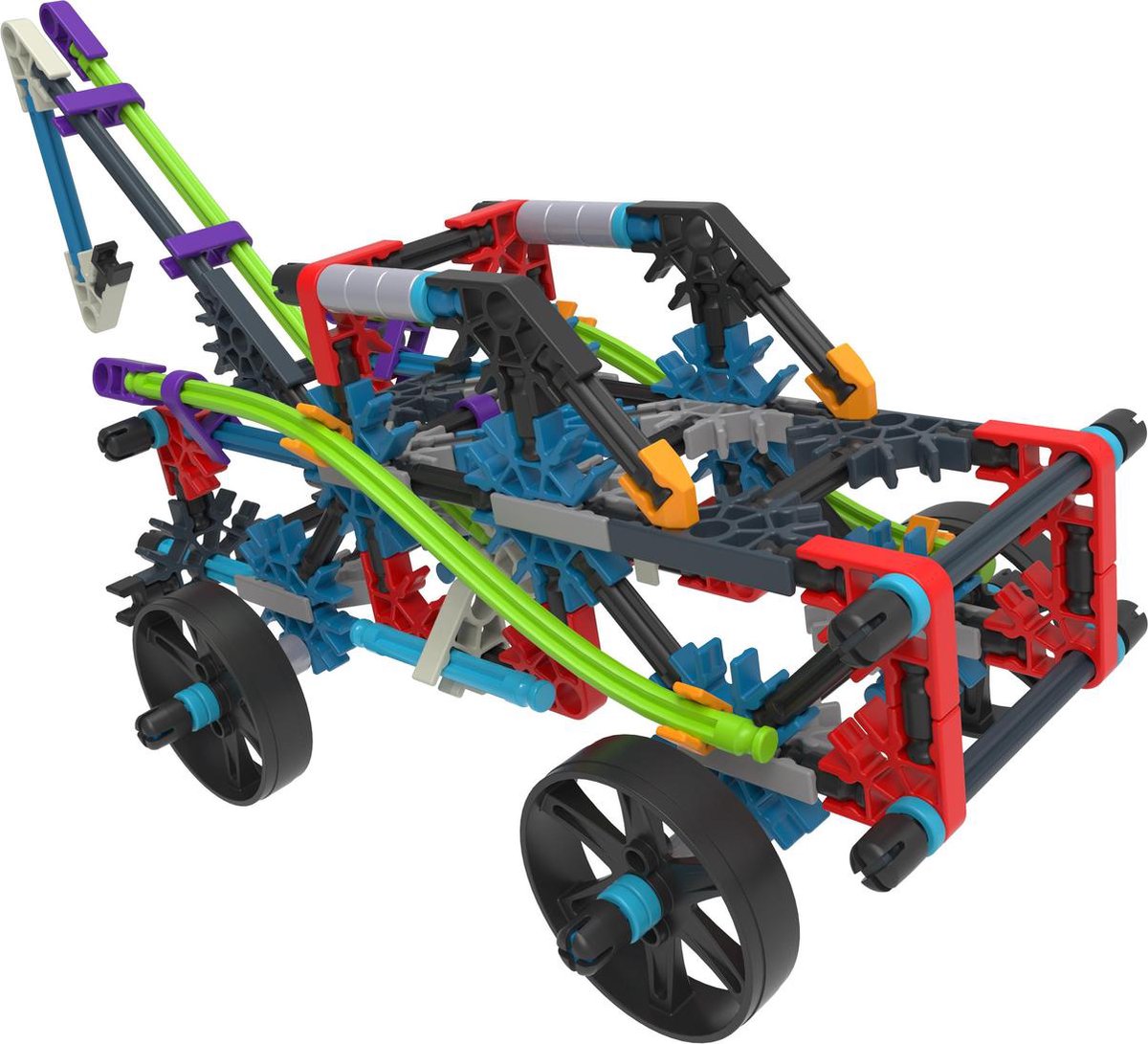 K'NEX Robuuste & Snelle Voertuigen Bouwset - 12 Modellen