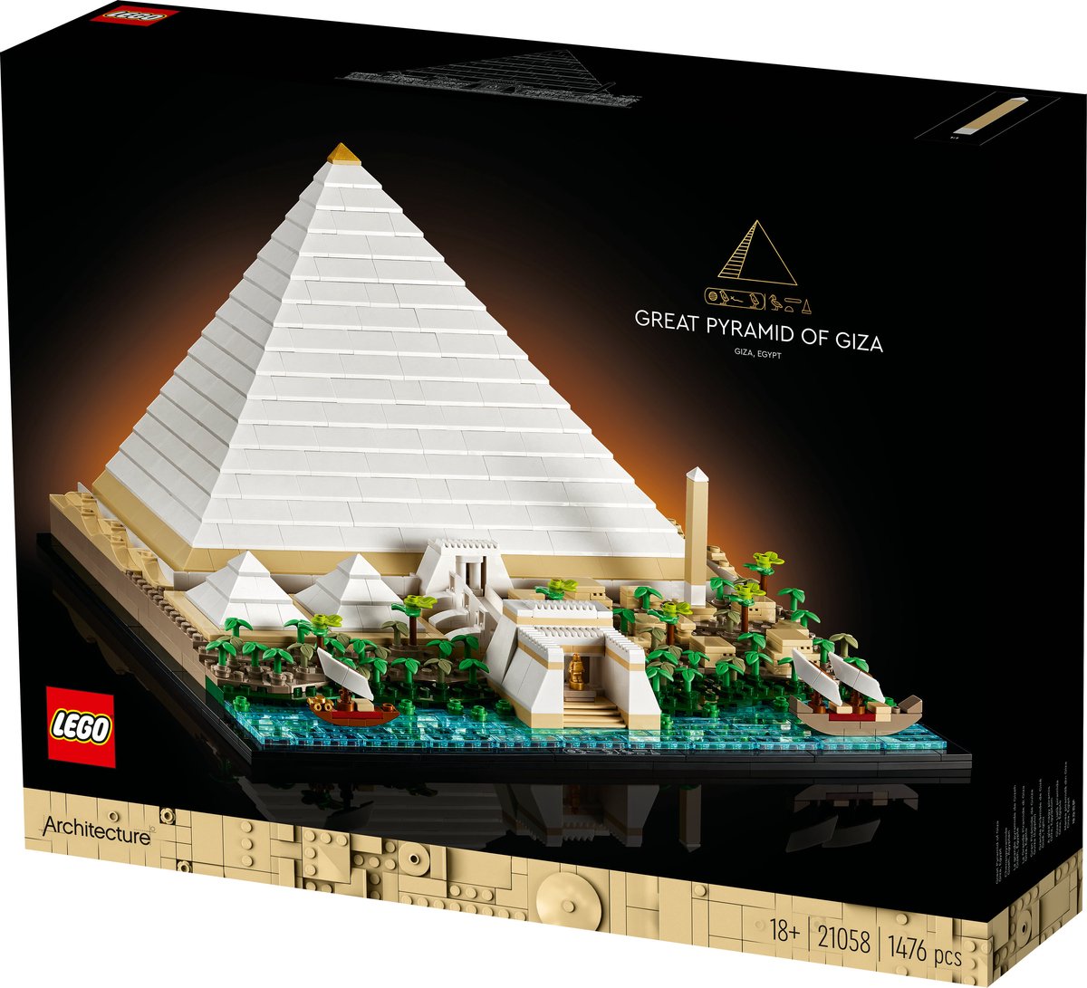 LEGO Architectuur La Grande Pyramide van Gizeh - 21058