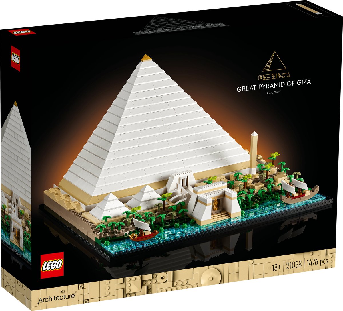 LEGO Architectuur La Grande Pyramide van Gizeh - 21058
