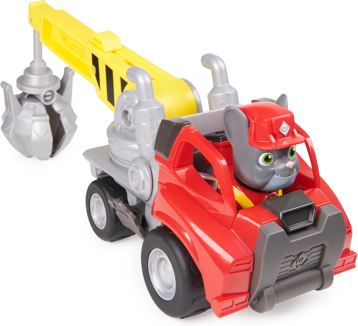 Rubble & Crew Charger's Kraanwagen met Speelfiguur en Beweegbare Delen
