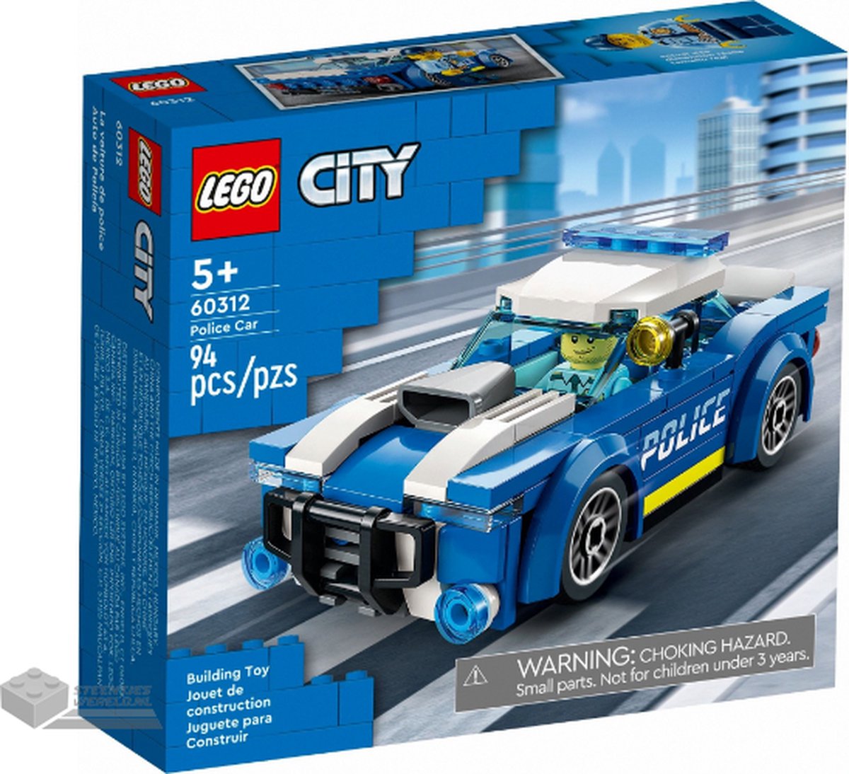 LEGO City Politiewagen voor Kinderen 5+ - 60312