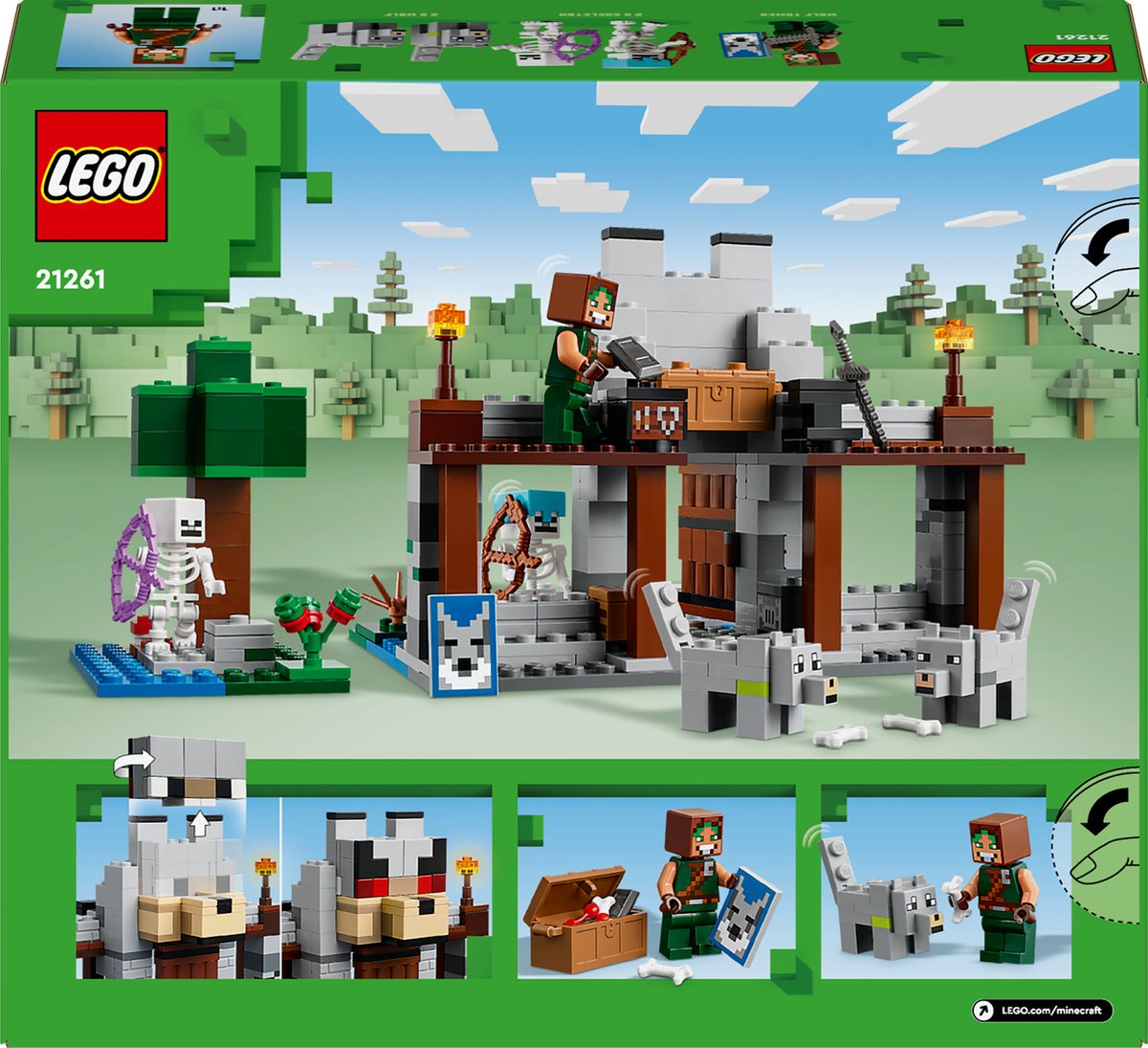 LEGO Minecraft Kasteel van de Wolf met Fort - 21261