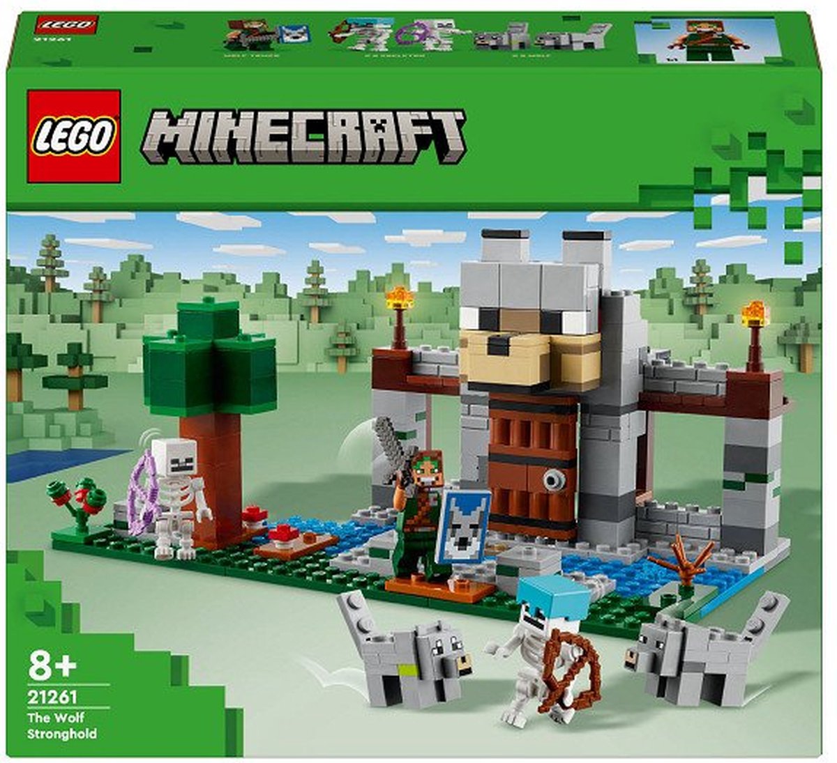 LEGO Minecraft Kasteel van de Wolf met Fort - 21261