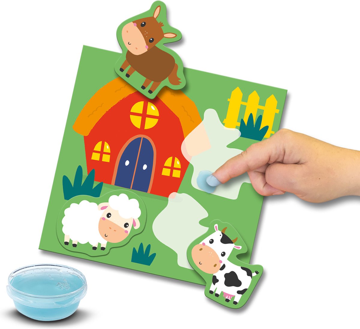 SES Creative Mijn Eerste Dierenhuisjes Collageset