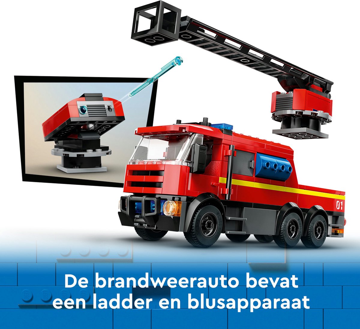 LEGO City Brandweerkazerne en Brandweerwagen - 60414