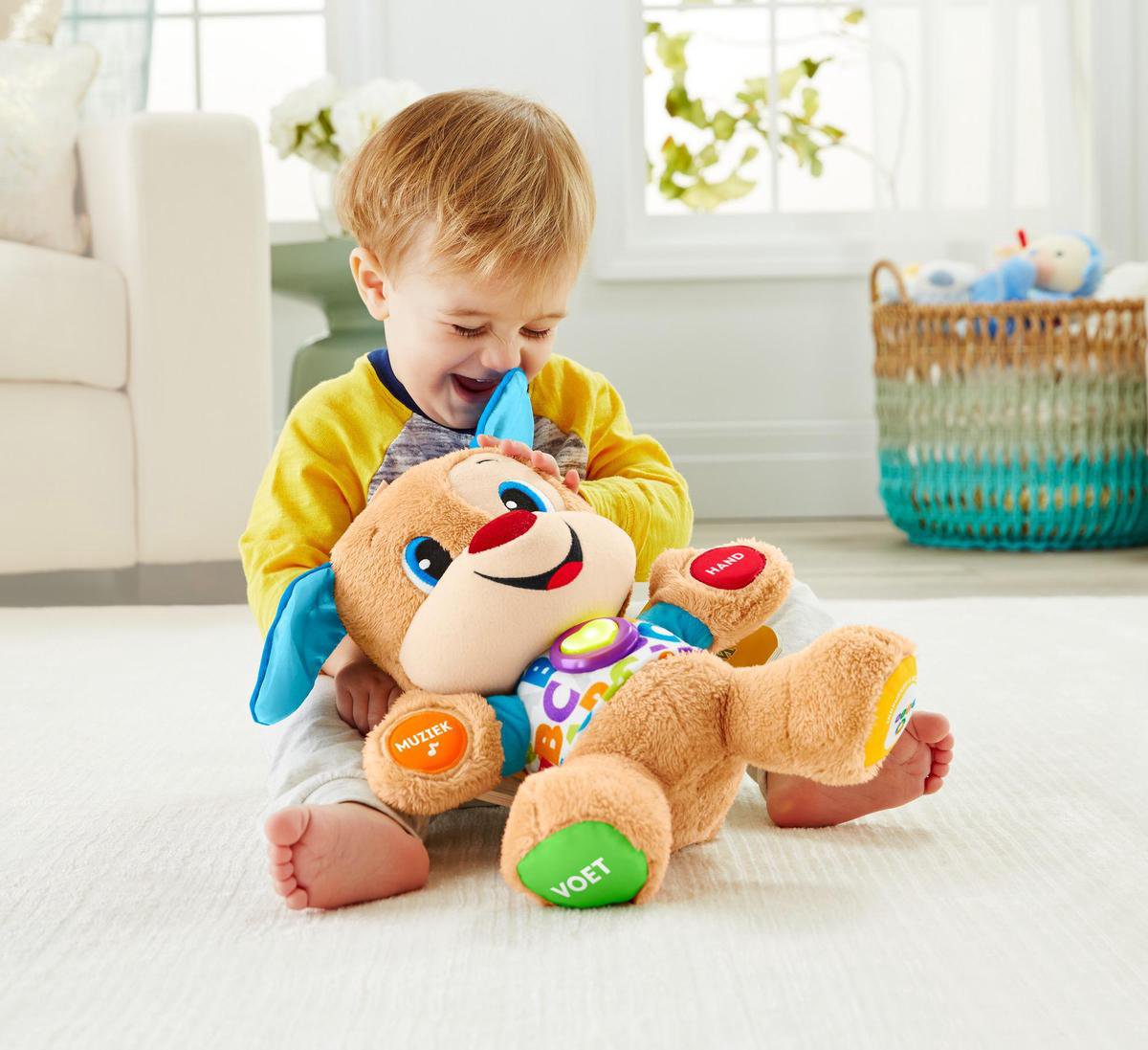 Fisher-Price Leerplezier Eerste Woorden Puppy - Interactief
