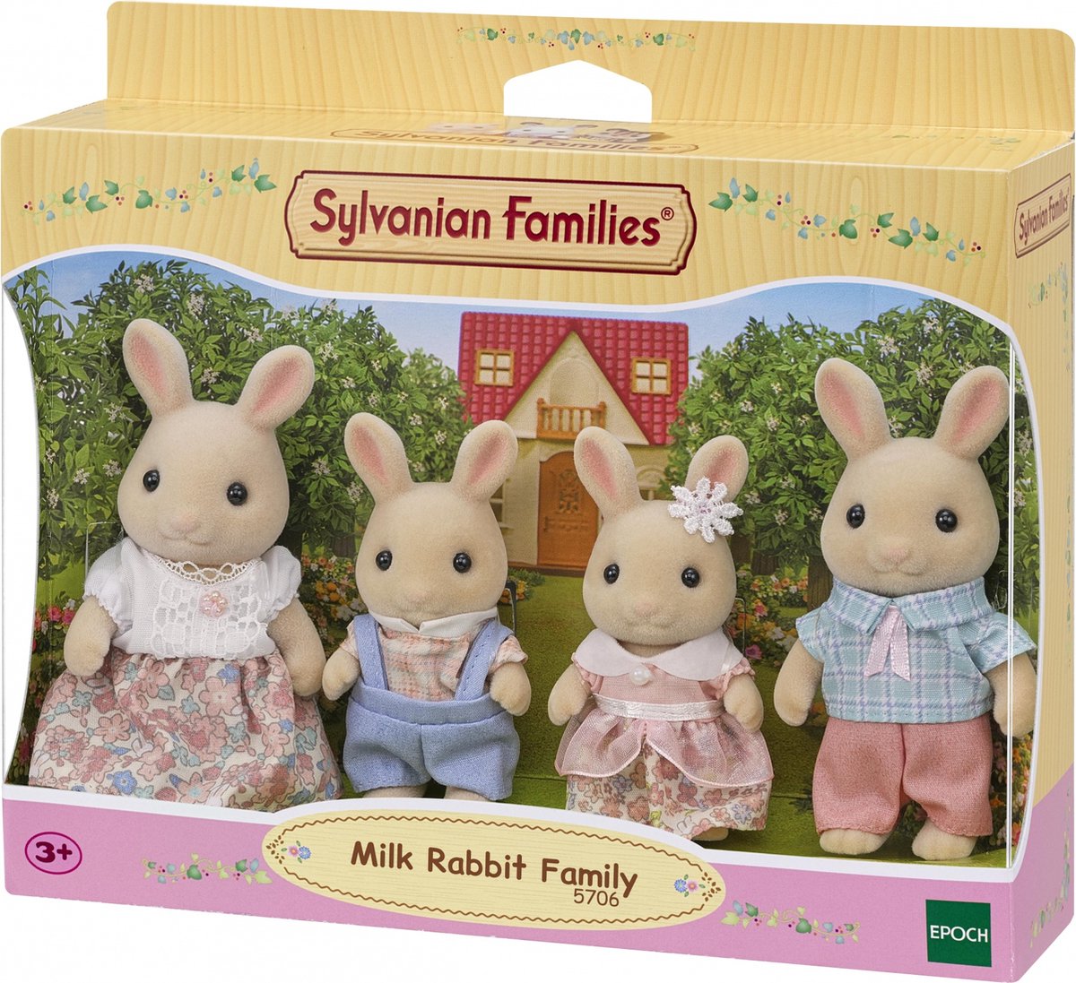 Sylvanian Families Crème Konijn Familie Set - 5706