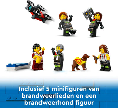 LEGO City Brandweerkazerne en Brandweerwagen - 60414
