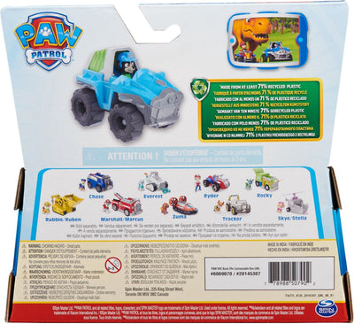 PAW Patrol Rex Voertuig en Speelfiguur - 15 cm