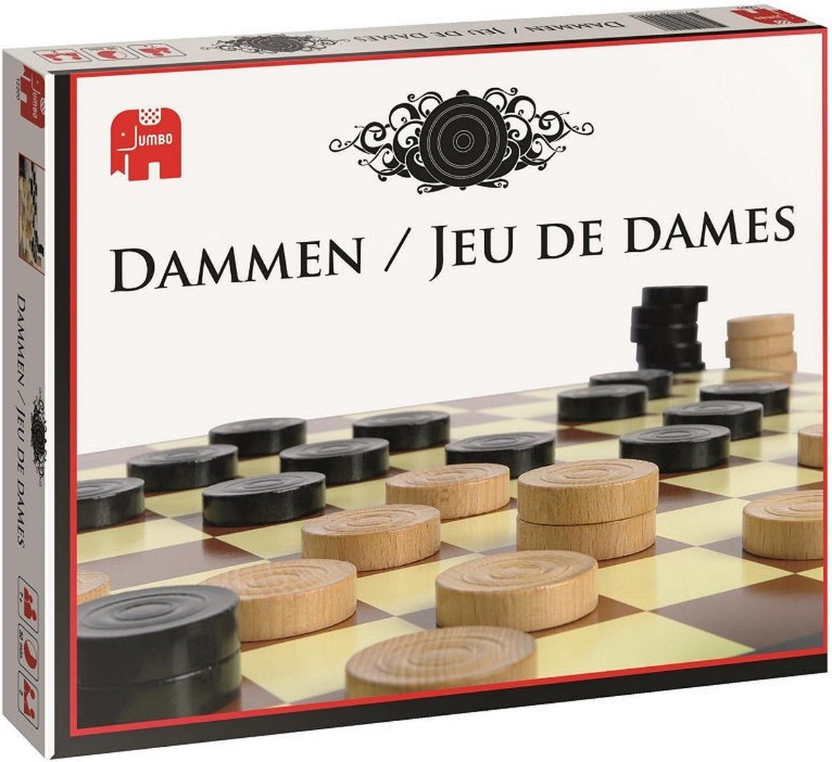 Jumbo Damesbordspel - Klassiek Jeu de Dames