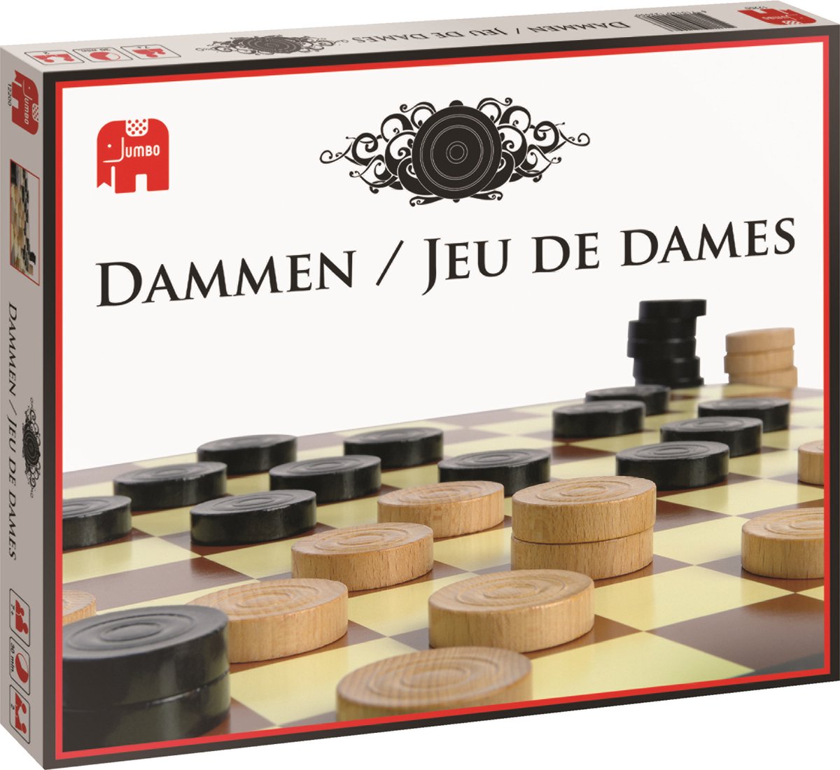 Jumbo Damesbordspel - Klassiek Jeu de Dames