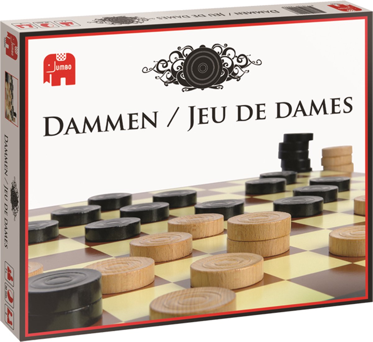 Jumbo Damesbordspel - Klassiek Jeu de Dames