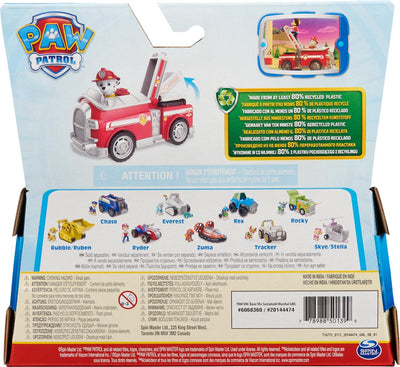 PAW Patrol Marcus' Brandweerwagen met Verzamelbare Figuur
