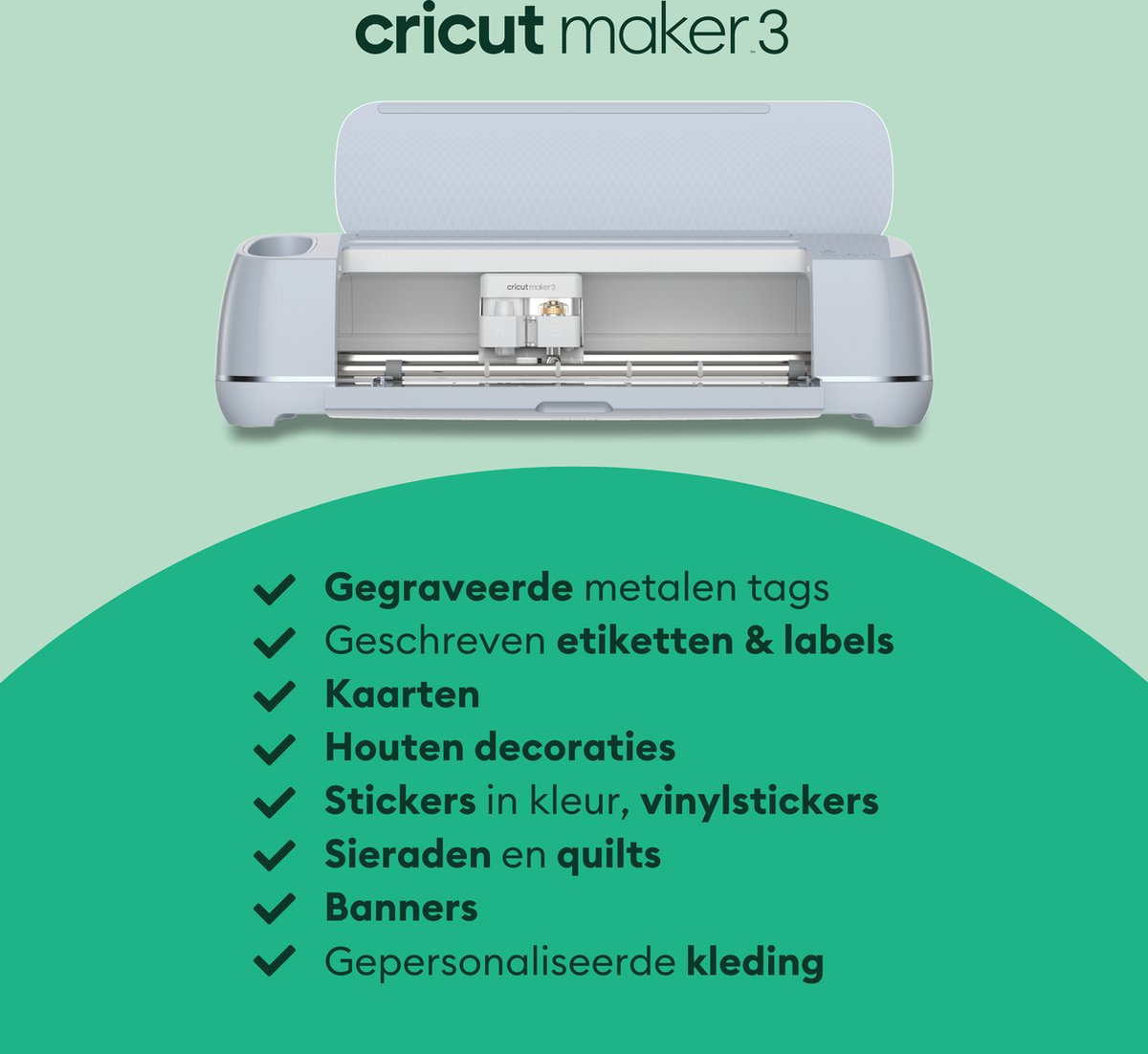 CRICUT Maker 3 - Snij- en Embossing Machine