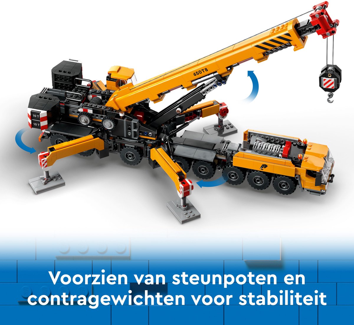 LEGO City Mobiele Bouwkraan Geel - 60409