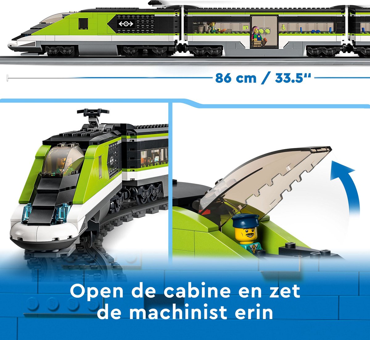 LEGO City Snelreizigerstrein Express - 60337