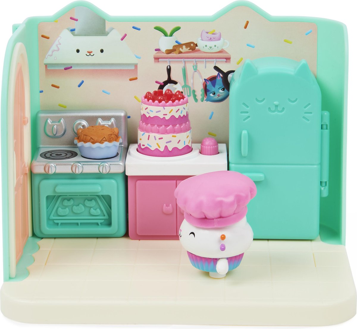 Gabby's Poppenhuis Bakset met Cakey en Accessoires