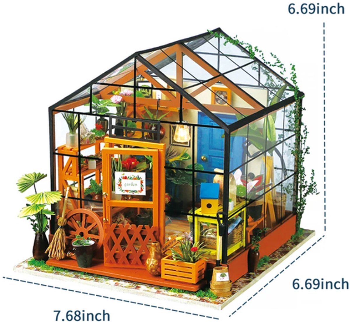 Robotime Maquette Huis van Cathy met Licht - Decoratie