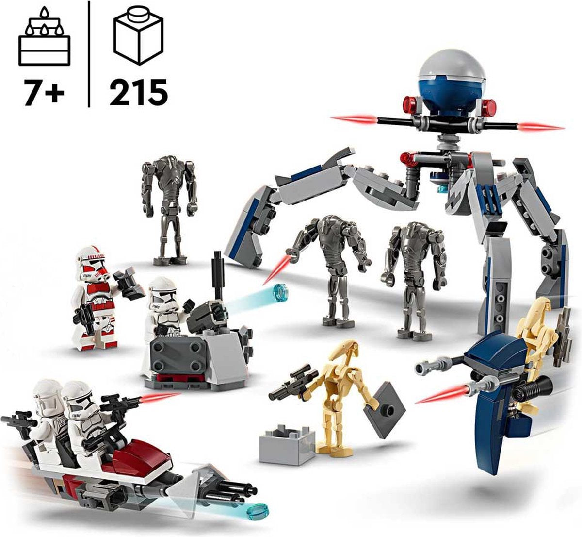LEGO Star Wars Clone Trooper & Battle Droid Set - 75372