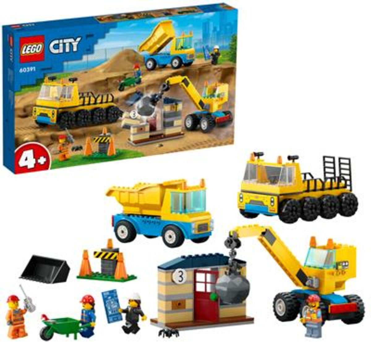 LEGO City Bouw- en Sloopvoertuigen Set - 60391
