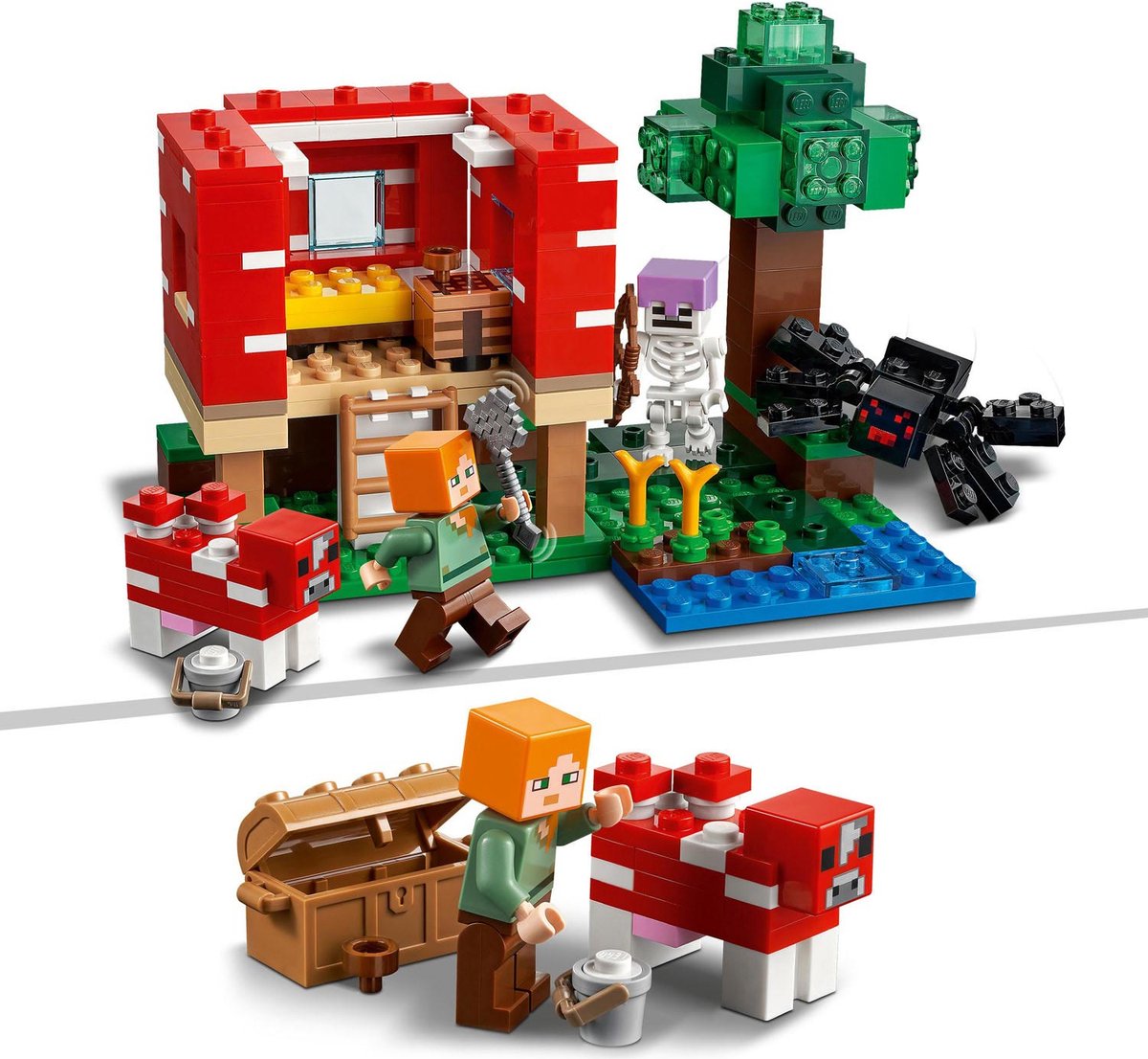 LEGO Minecraft De Champignonhuis Bouwset - 21179