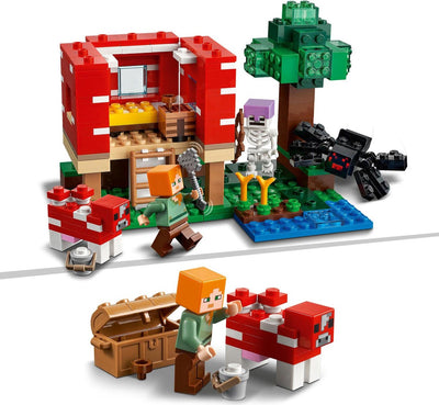 LEGO Minecraft De Champignonhuis Bouwset - 21179