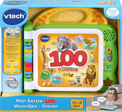 VTech Mijn Eerste 100 Woordjes - Dierenboek