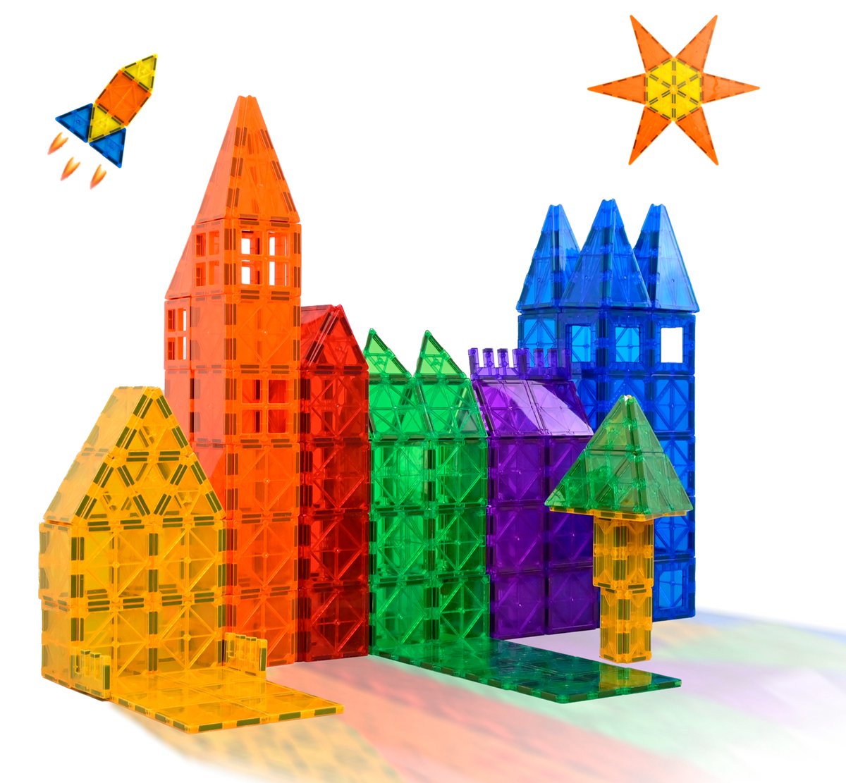 Magnaminds Magnetische Bouwspeelgoed - 80 stuks