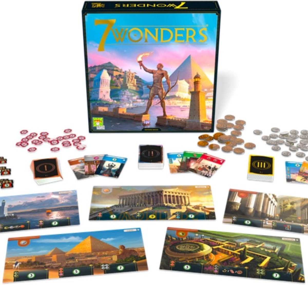 Repos Production 7 Wonders Nieuwe Editie Bordspel